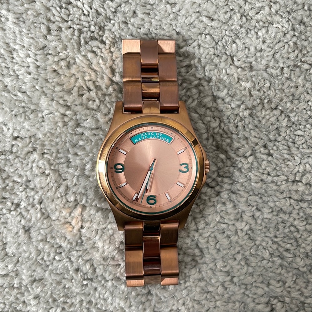 Rose gold Marc Jacobs watch